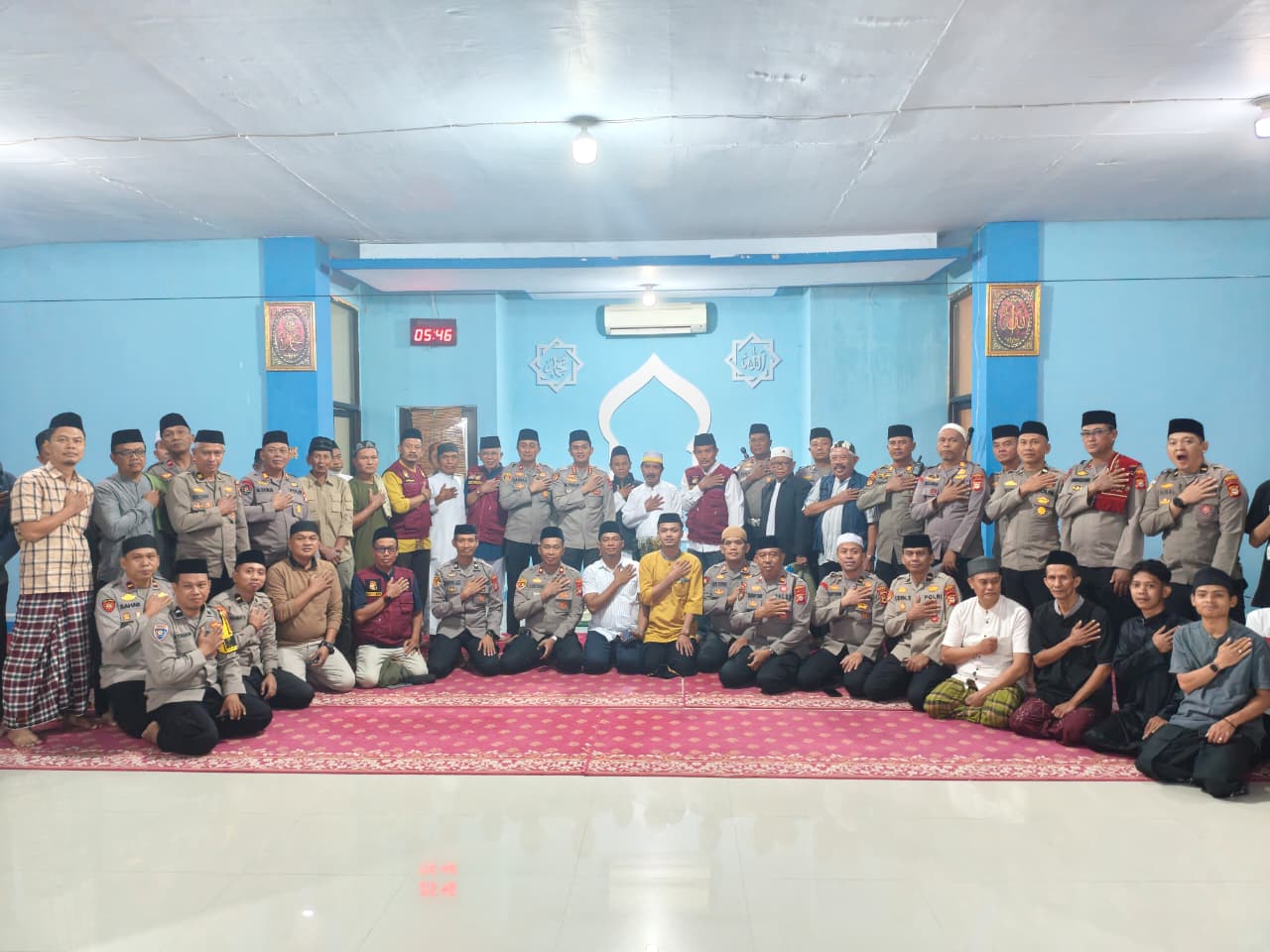Bangun Kamtibmas dari Masjid, Kapolresta Gowa Perkuat Komunikasi dengan Masyarakat