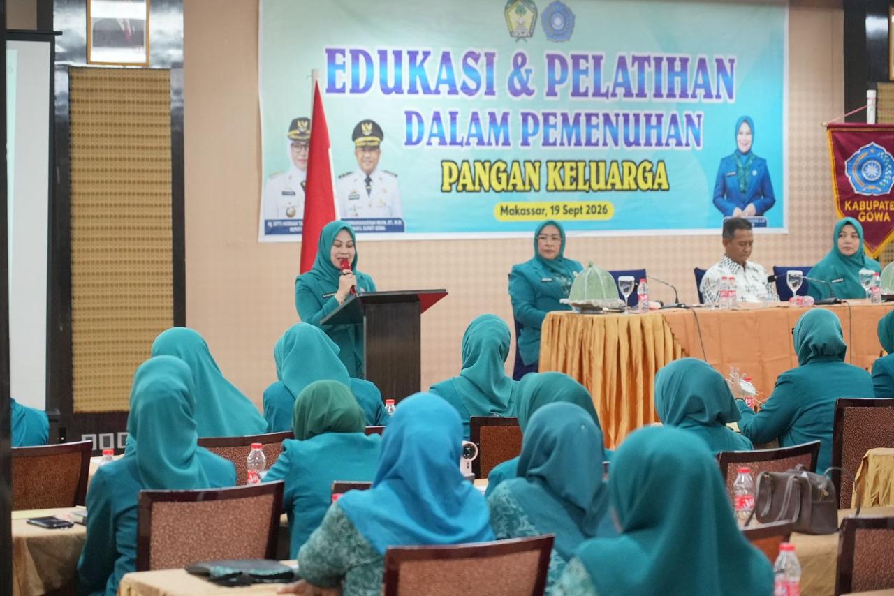Hadapi Harga Pangan yang Terus Naik, TP PKK Gowa Ajak Warga Manfaatkan Pekarangan Rumah