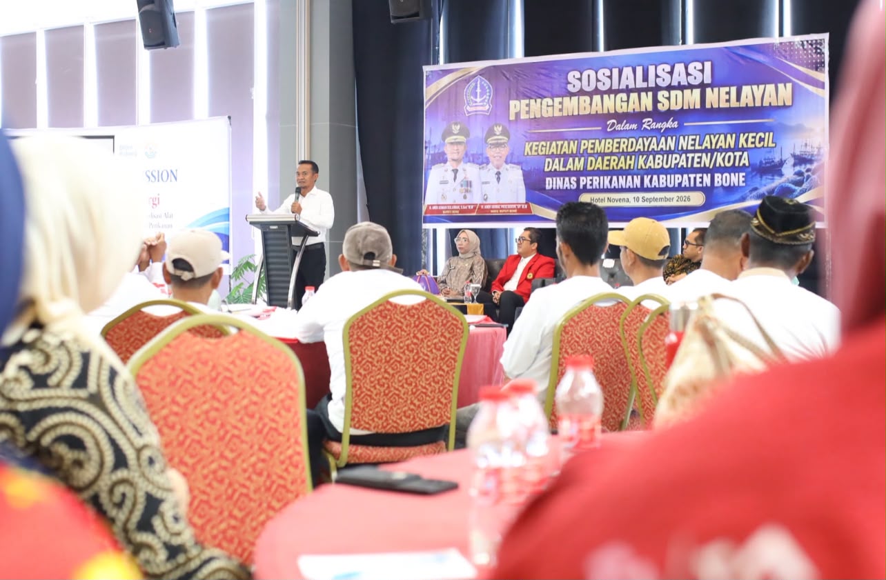 Nelayan Bone Didorong Naik Kelas, Kuasai Teknologi hingga Bidik Pasar Ekspor